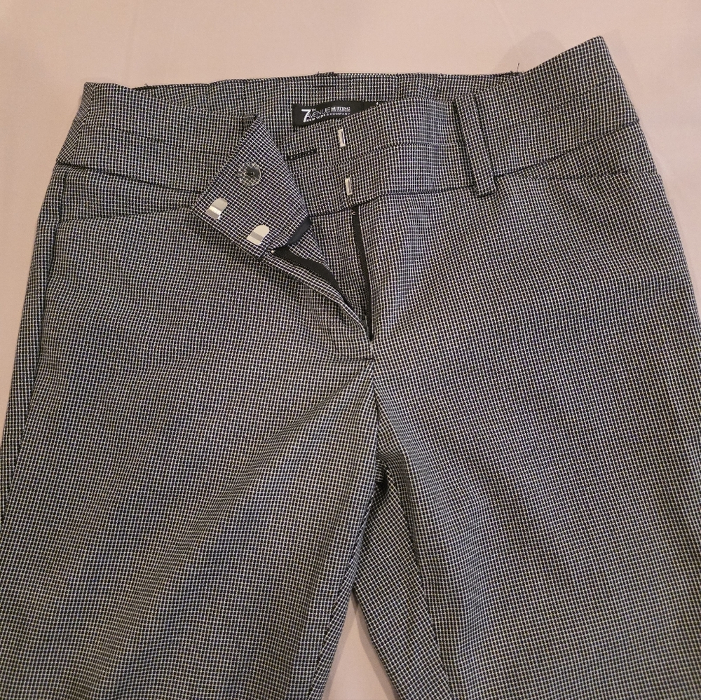 New York & Company Men's Micro-Check Dress Pants in Black and White